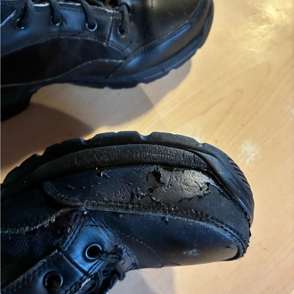Interceptor Men's Black Leather work Boots size 10.5 m - Picture 8 of 9